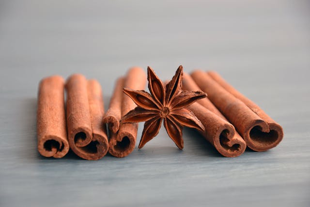 Cinnamon Sticks - Fragrant cinnamon sticks, evoking warmth and balance in blood sugar management, a cornerstone of Patrick Murphy's herbal expertise.