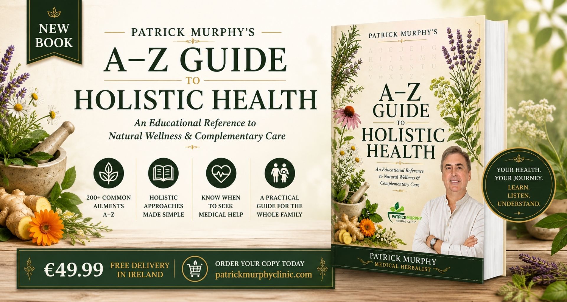 Discover Patrick Murphy’s A–Z Guide to Holistic Health